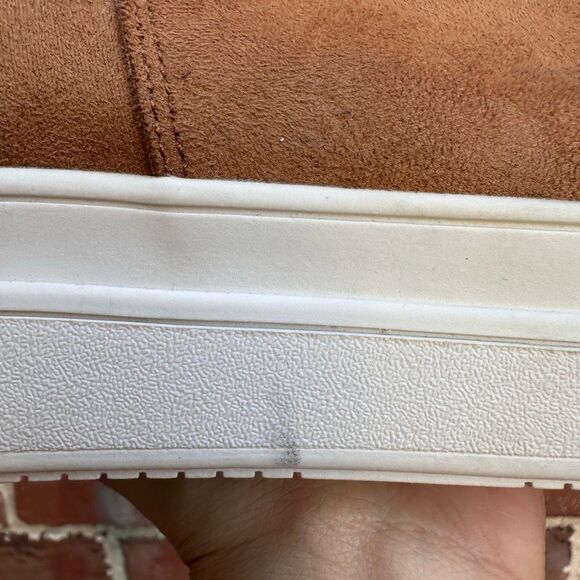 J/SLIDES $169 Tristan Tan Suede Sneaker Boots womens 8.5 NEW - Picture 6 of 13